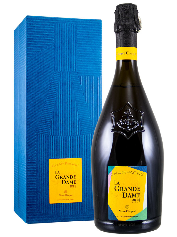Veuve Clicquot La Grande Dame 2015 Ltd. Edition Paola Paronetto Grigio Blu Scuro